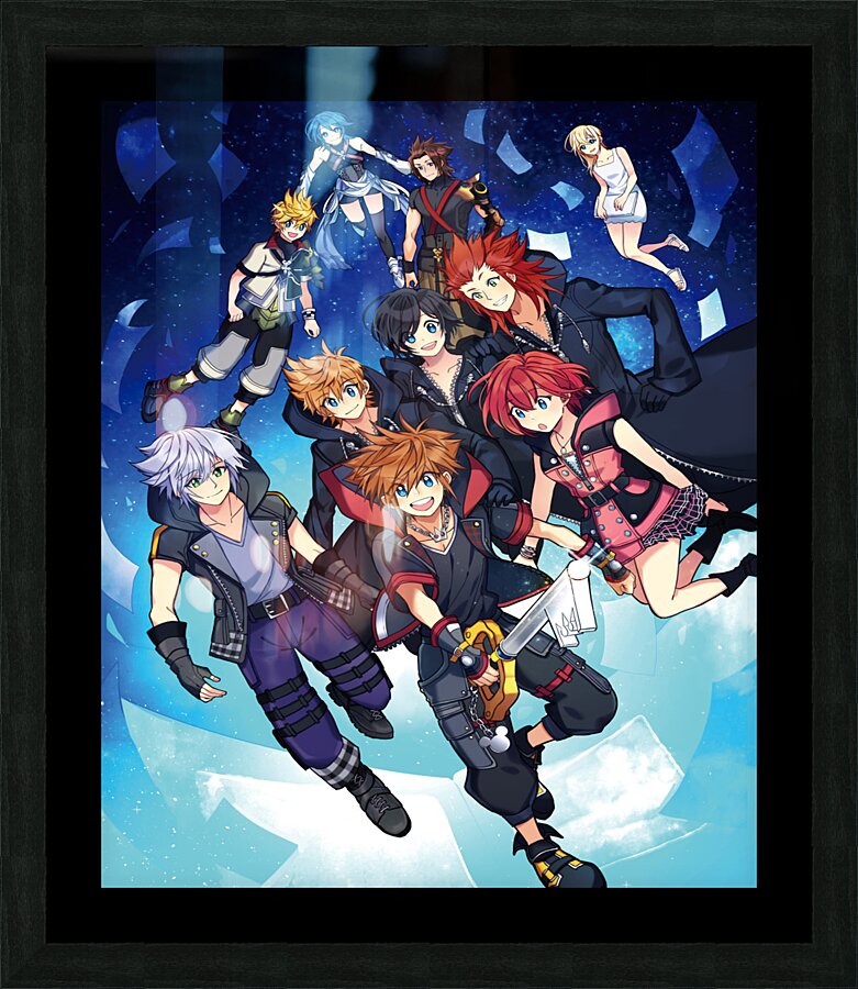 kingdom hearts Picture Frame print