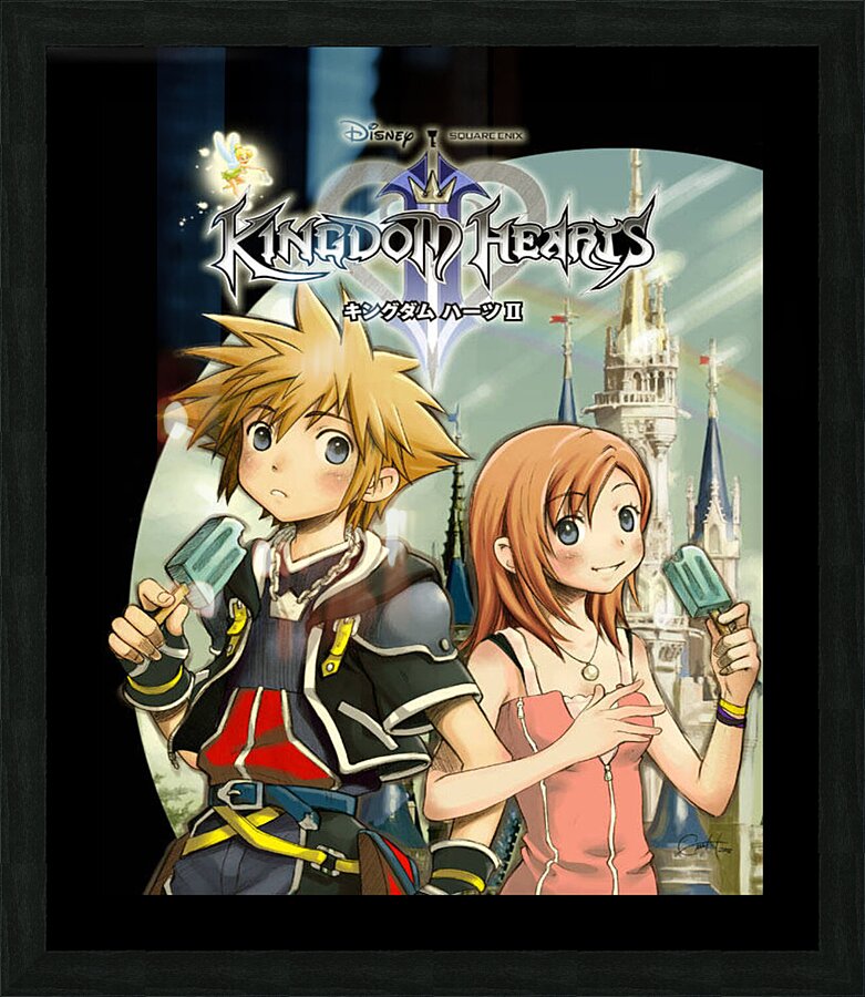 kingdom hearts Picture Frame print