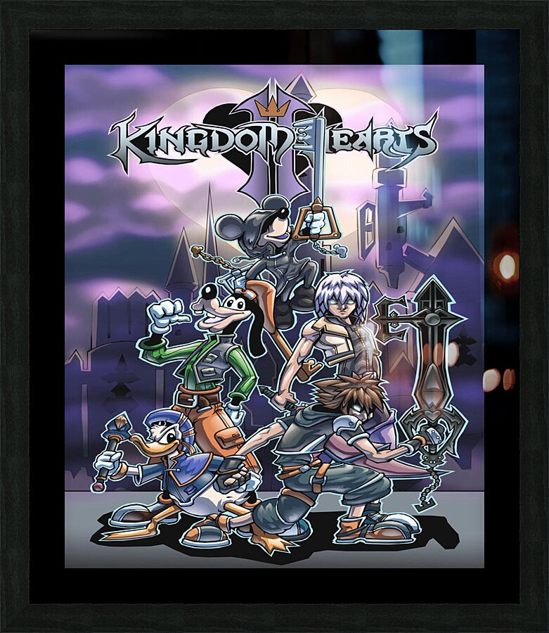 kingdom hearts Picture Frame print