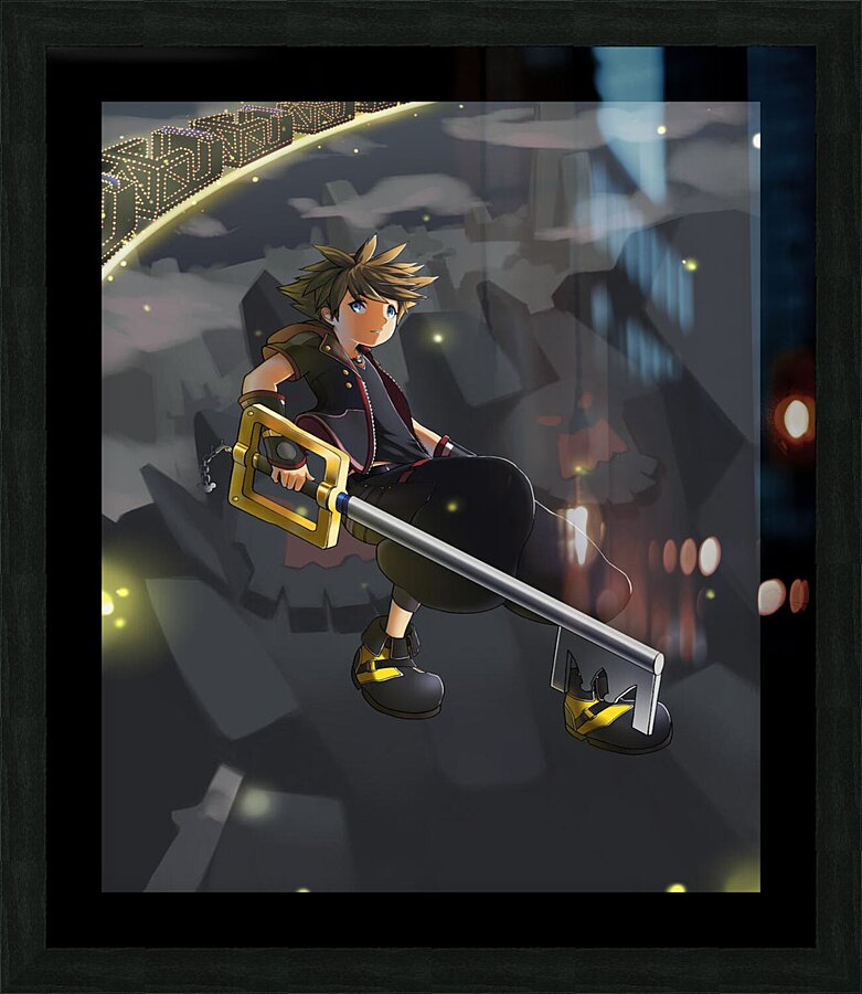 kingdom hearts Picture Frame print