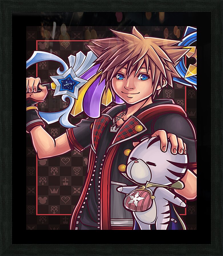 kingdom hearts Picture Frame print