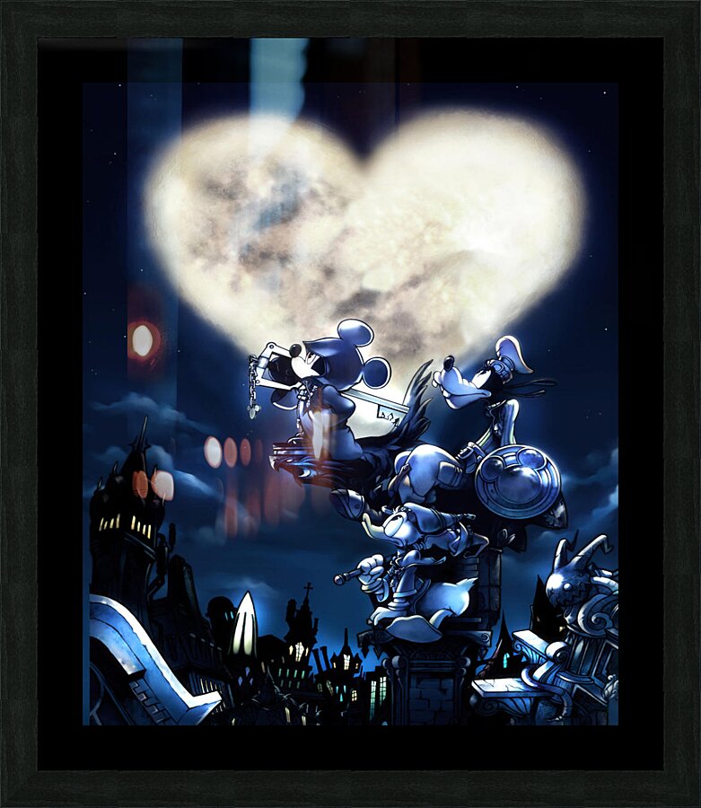 kingdom hearts Picture Frame print