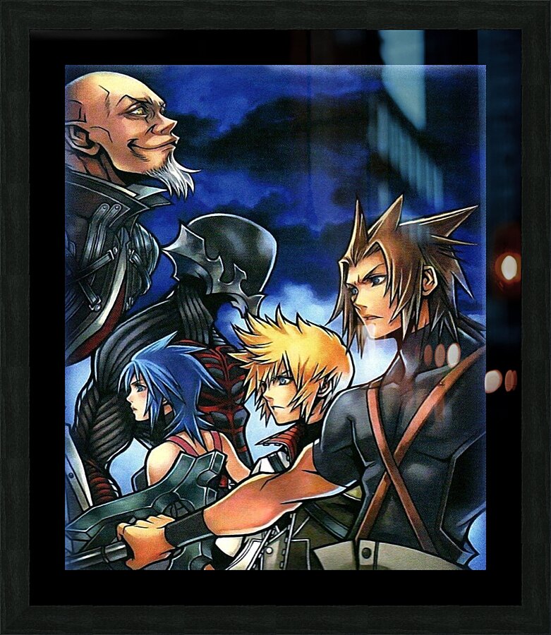 kingdom hearts Picture Frame print