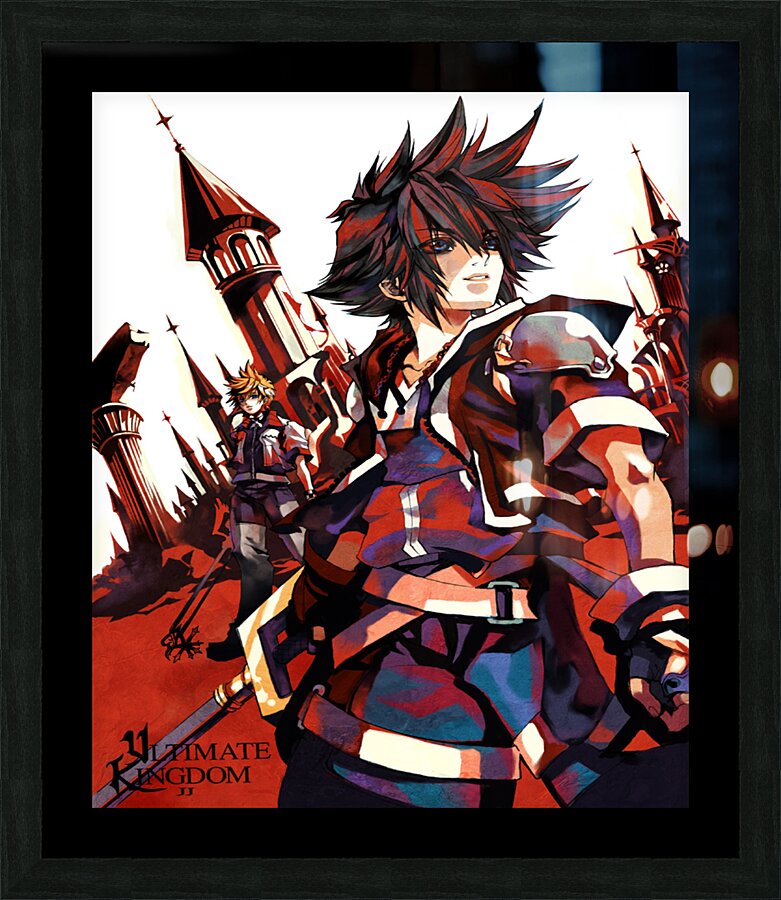 kingdom hearts Picture Frame print