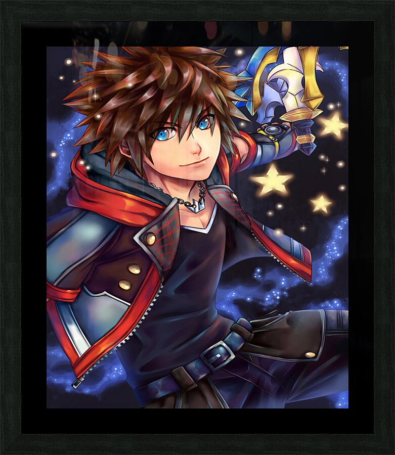 kingdom hearts Picture Frame print