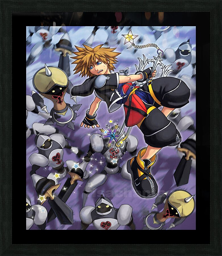 kingdom hearts Picture Frame print