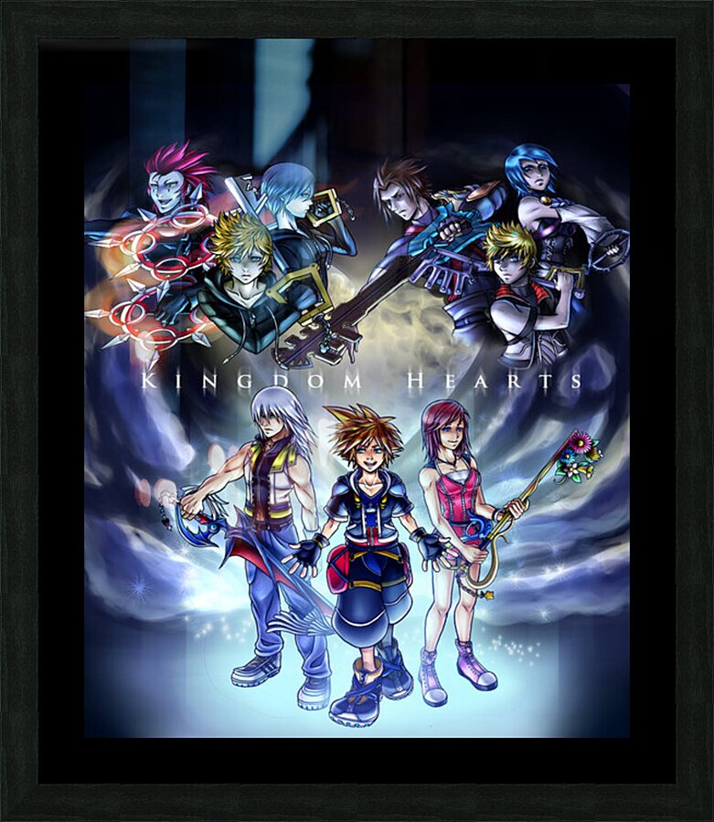 kingdom hearts Picture Frame print