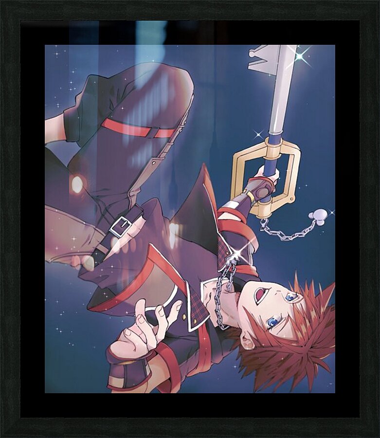 kingdom hearts Picture Frame print