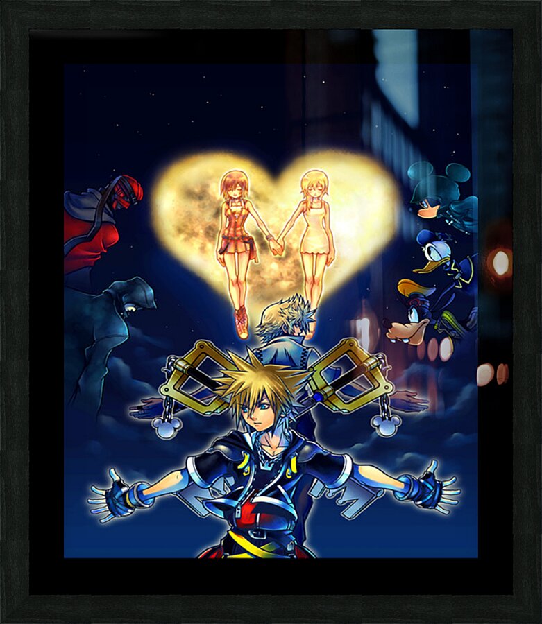 kingdom hearts Picture Frame print