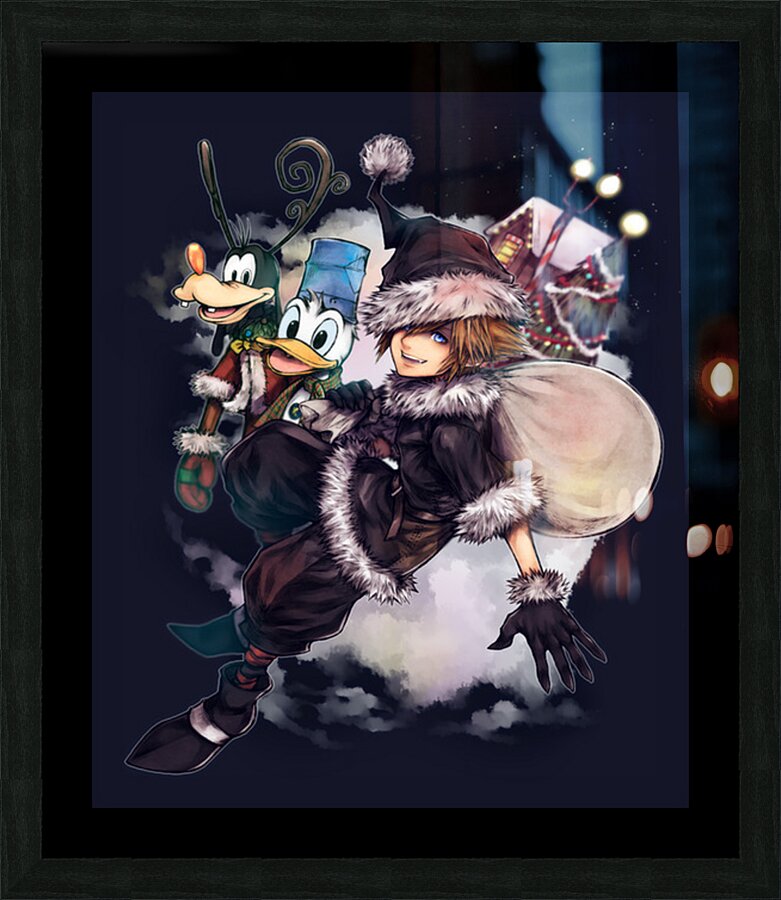kingdom hearts Picture Frame print