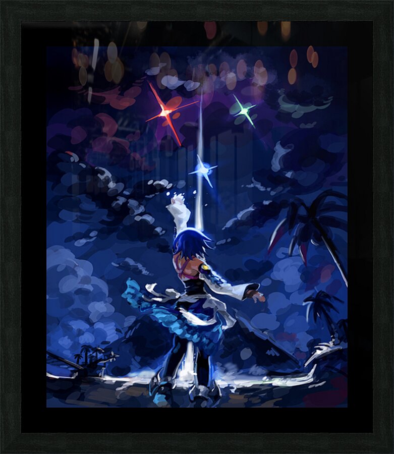kingdom hearts Picture Frame print