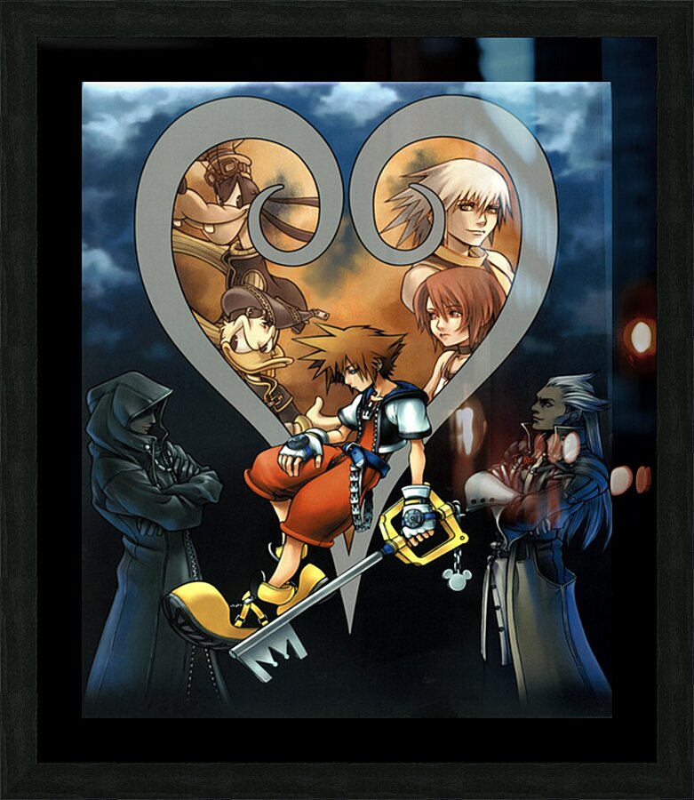 kingdom hearts Picture Frame print