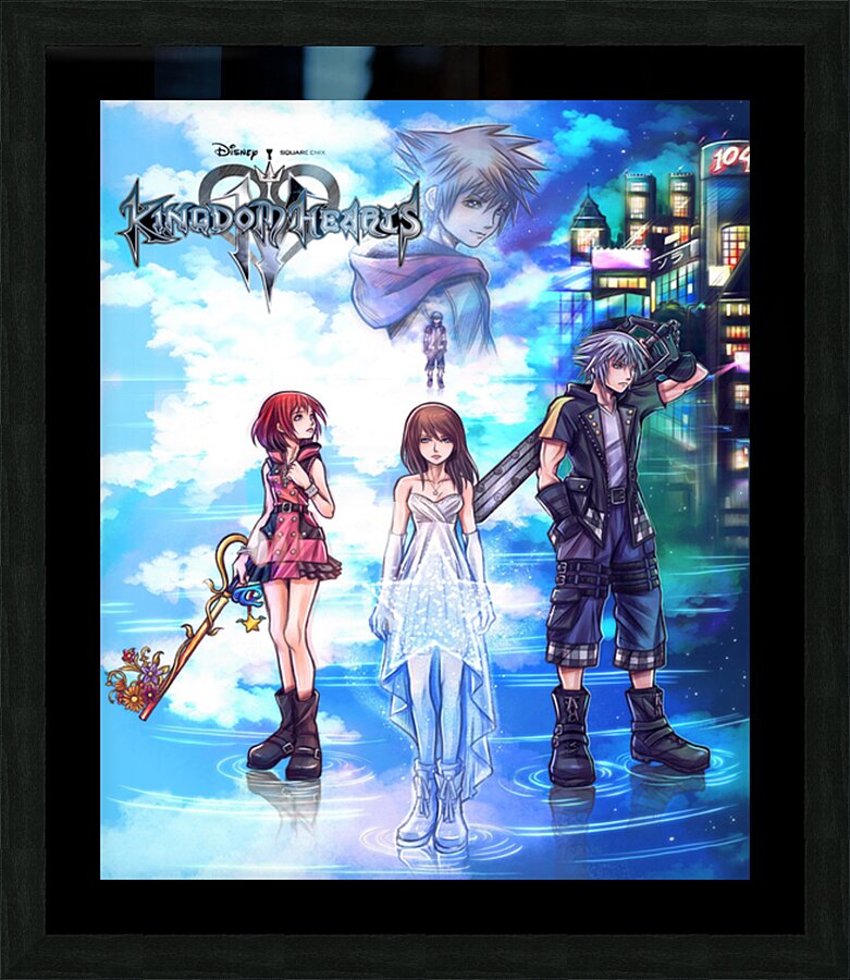kingdom hearts Picture Frame print
