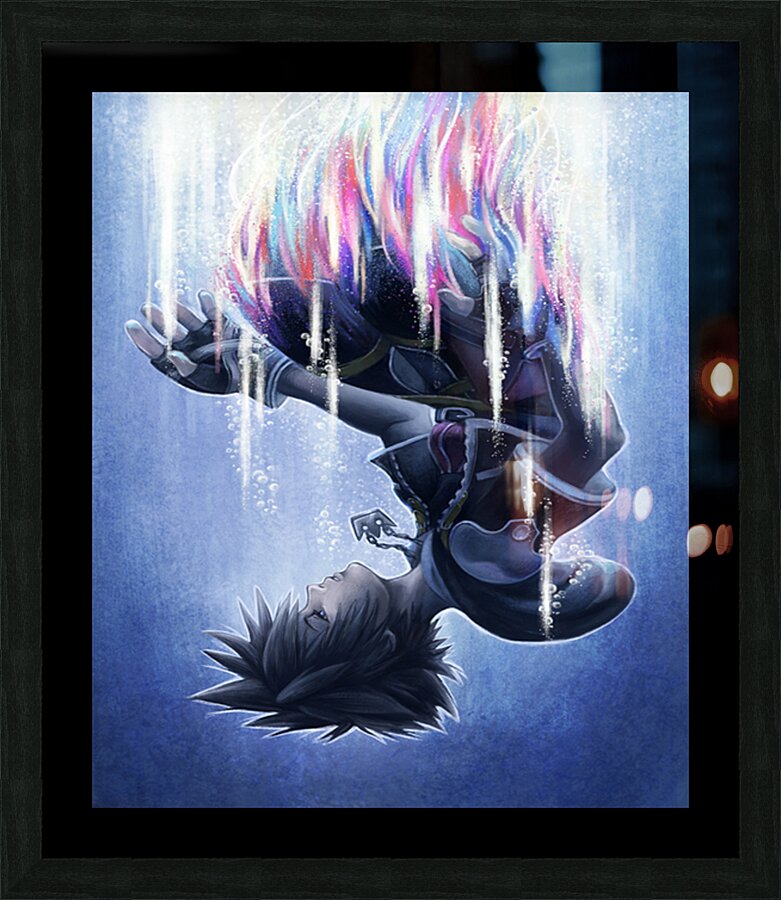 kingdom hearts Picture Frame print