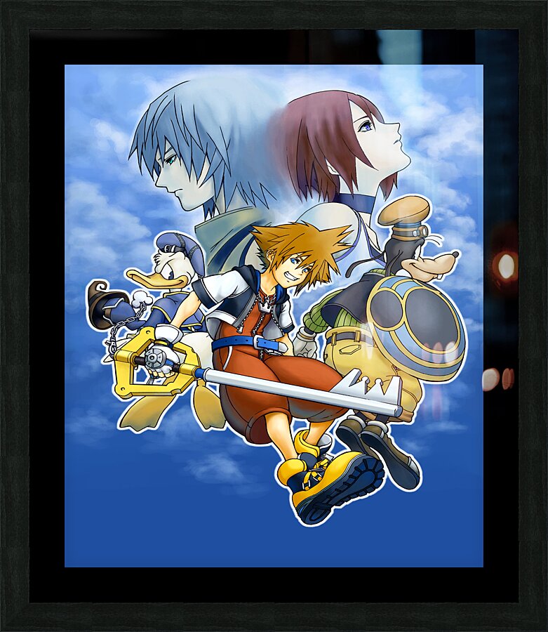 kingdom hearts Picture Frame print