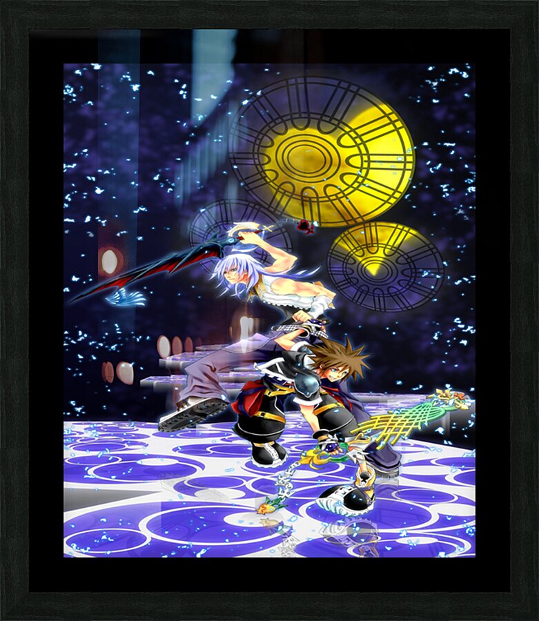 kingdom hearts Picture Frame print