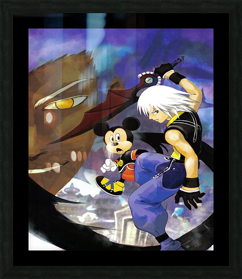 kingdom hearts Picture Frame print