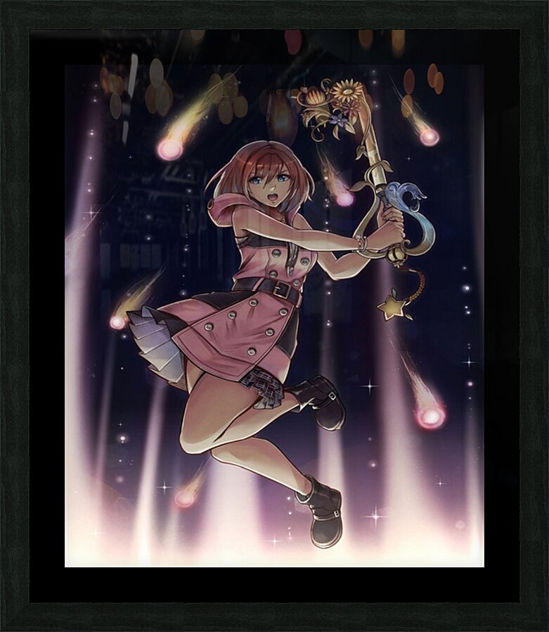 kingdom hearts Picture Frame print