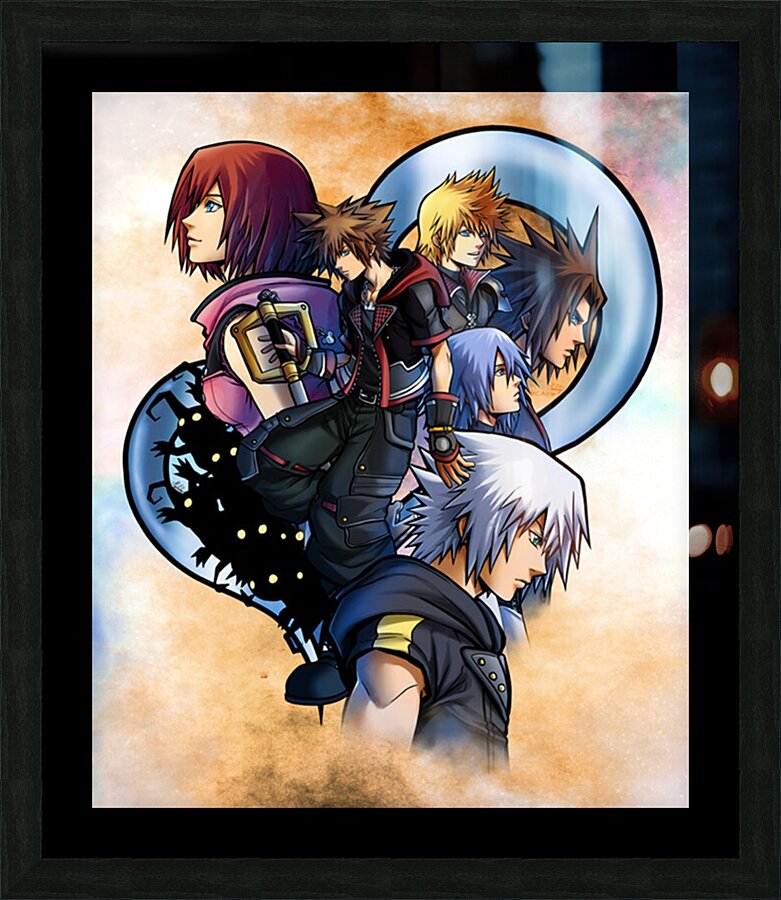 kingdom hearts Picture Frame print