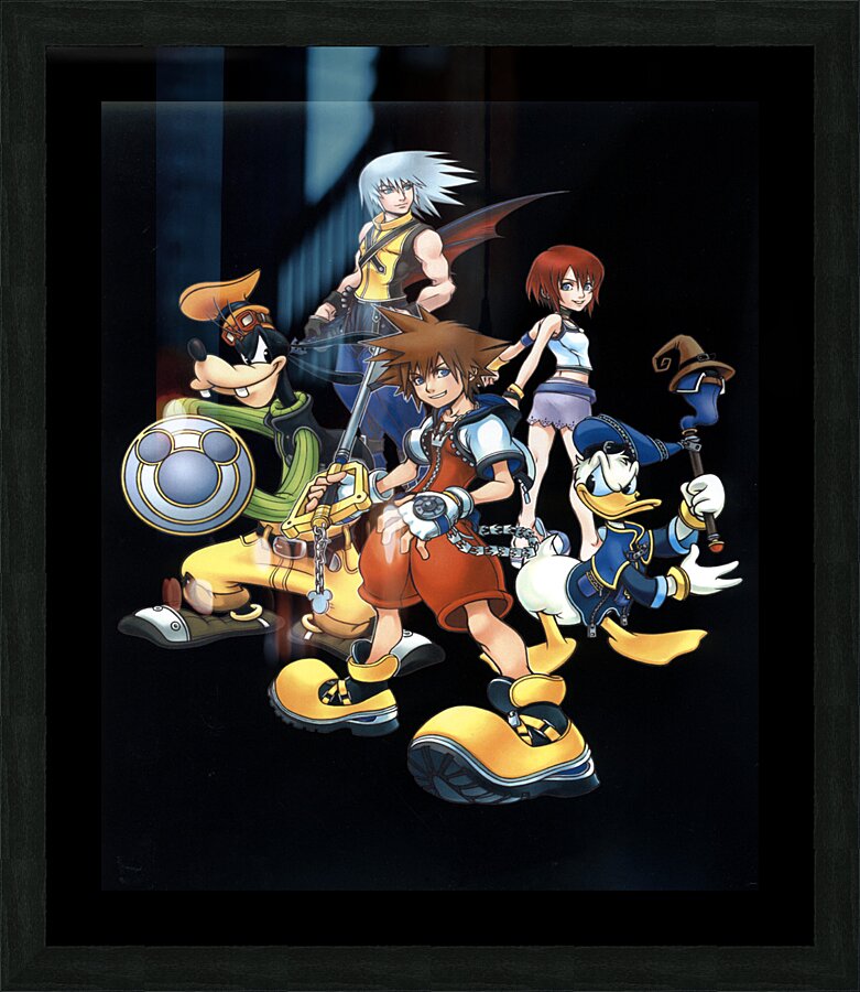 kingdom hearts Picture Frame print