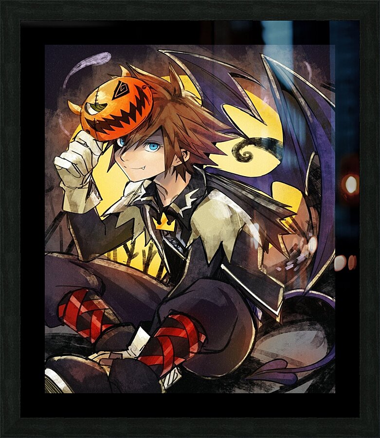 kingdom hearts Picture Frame print