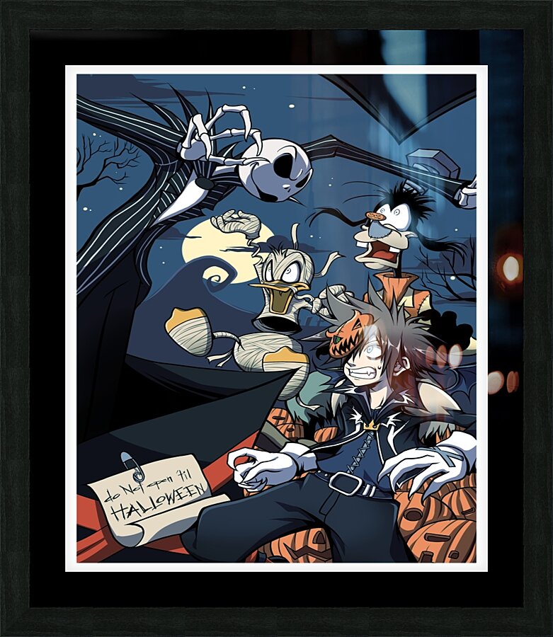 kingdom hearts Picture Frame print