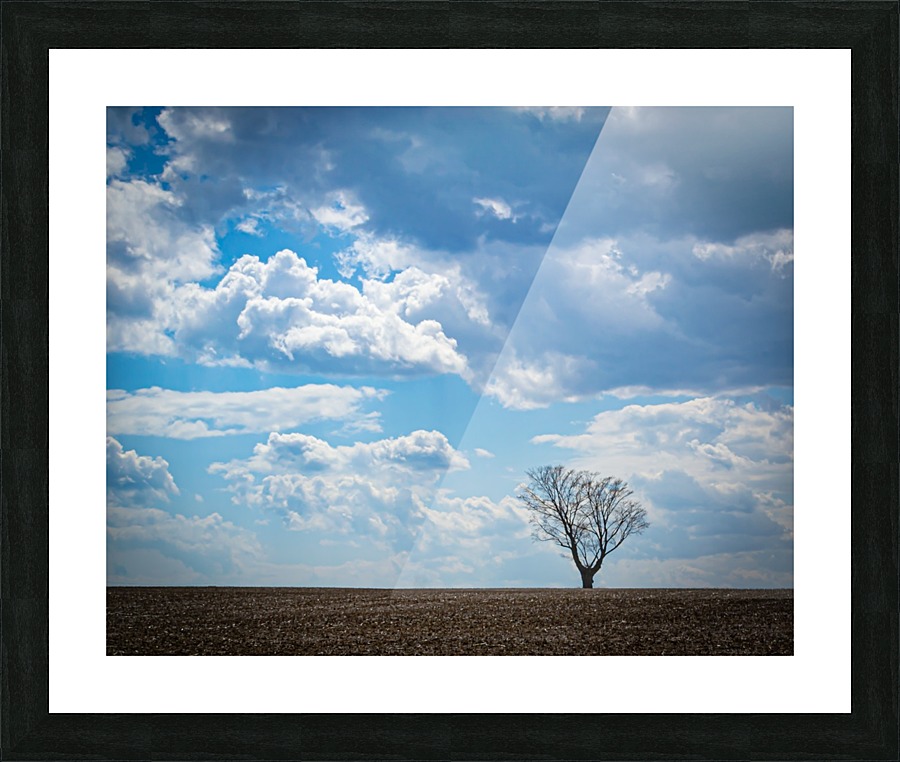 Alone With My Thoughts Picture Frame print
