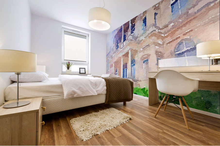 Summer in Paris Mural print