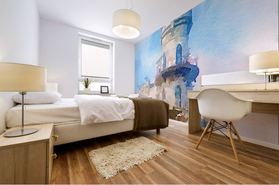 Swallows nest Mural print