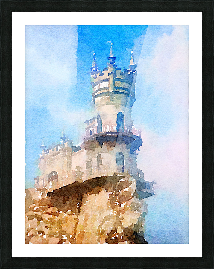 Swallows nest Picture Frame print