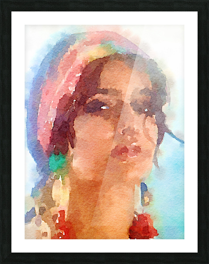 Esmeralda Picture Frame print