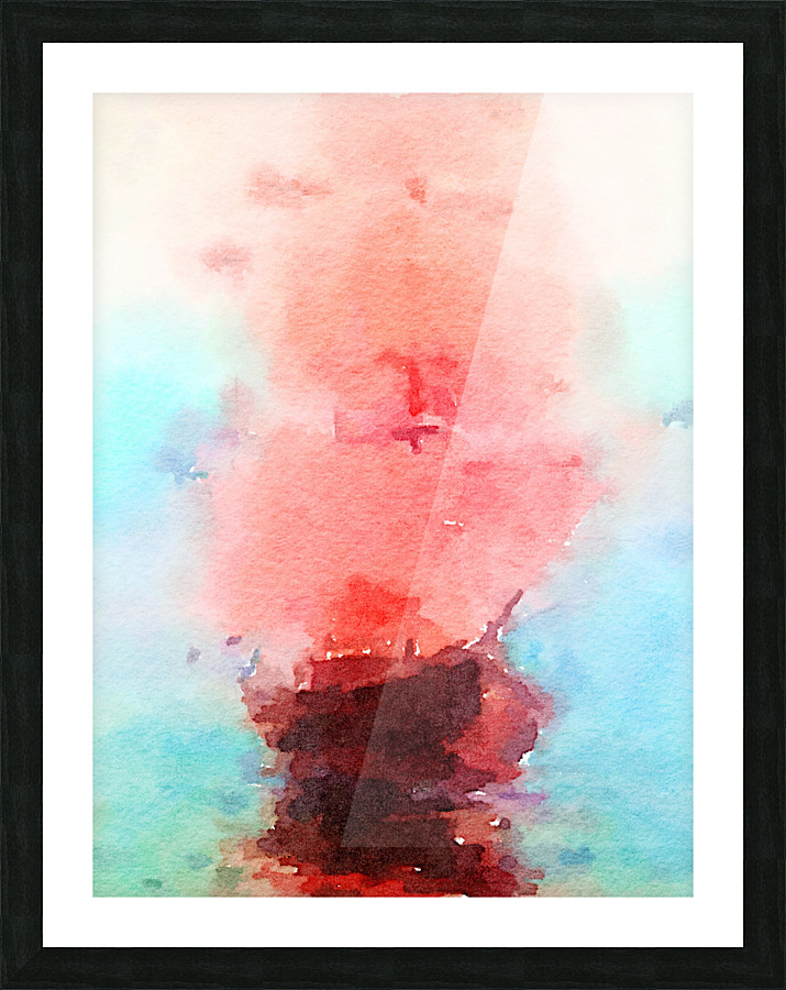 Red Sails Picture Frame print