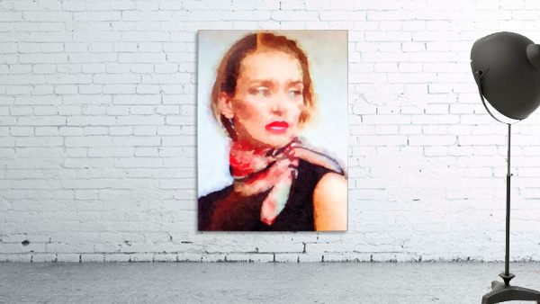Pink scarf Wall Preview