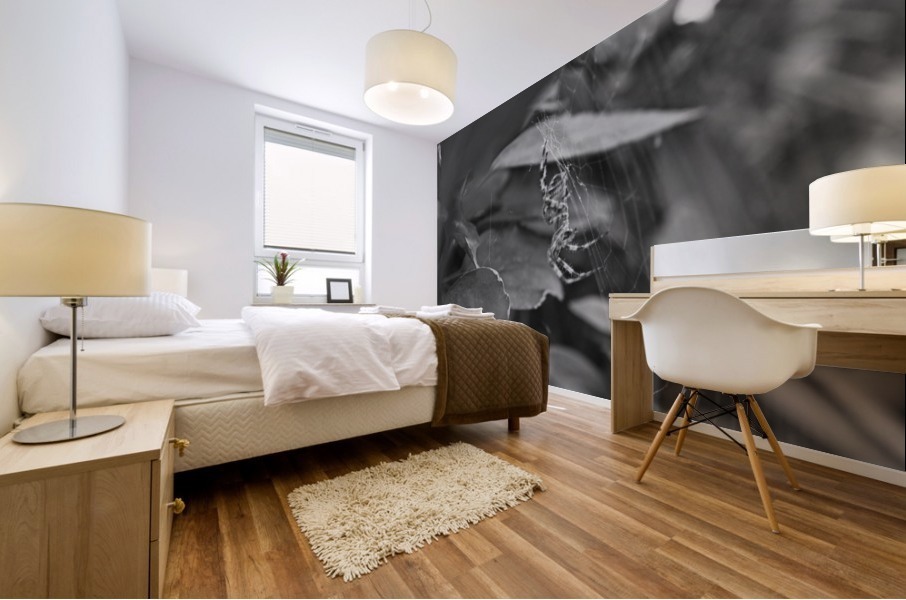 Creepy Crawly B&W Mural print