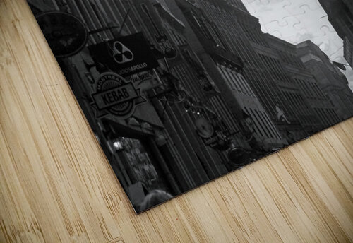 Cloudy Montreal B&W Timeless Scenery Photography puzzle