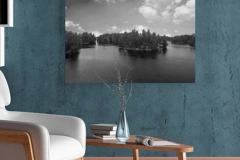 The Beauty in 1000 Islands B&W by Timeless Scenery Photography