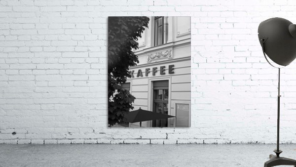 Kaffee - in Germany B&W Wall Preview