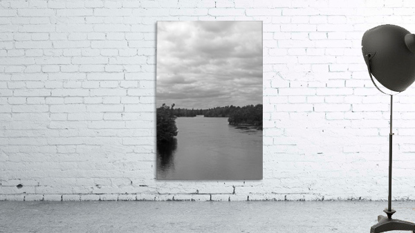 Never Ending Water B&W Wall Preview