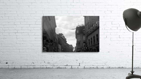 Cloudy Montreal B&W Wall Preview
