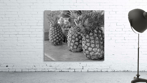 Sweet Pineapples - Belize B&W Wall Preview