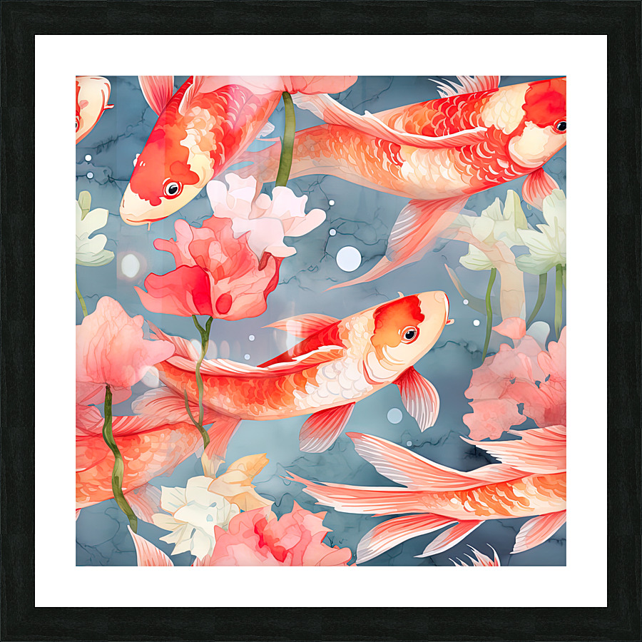Koi Carp 2 Picture Frame print