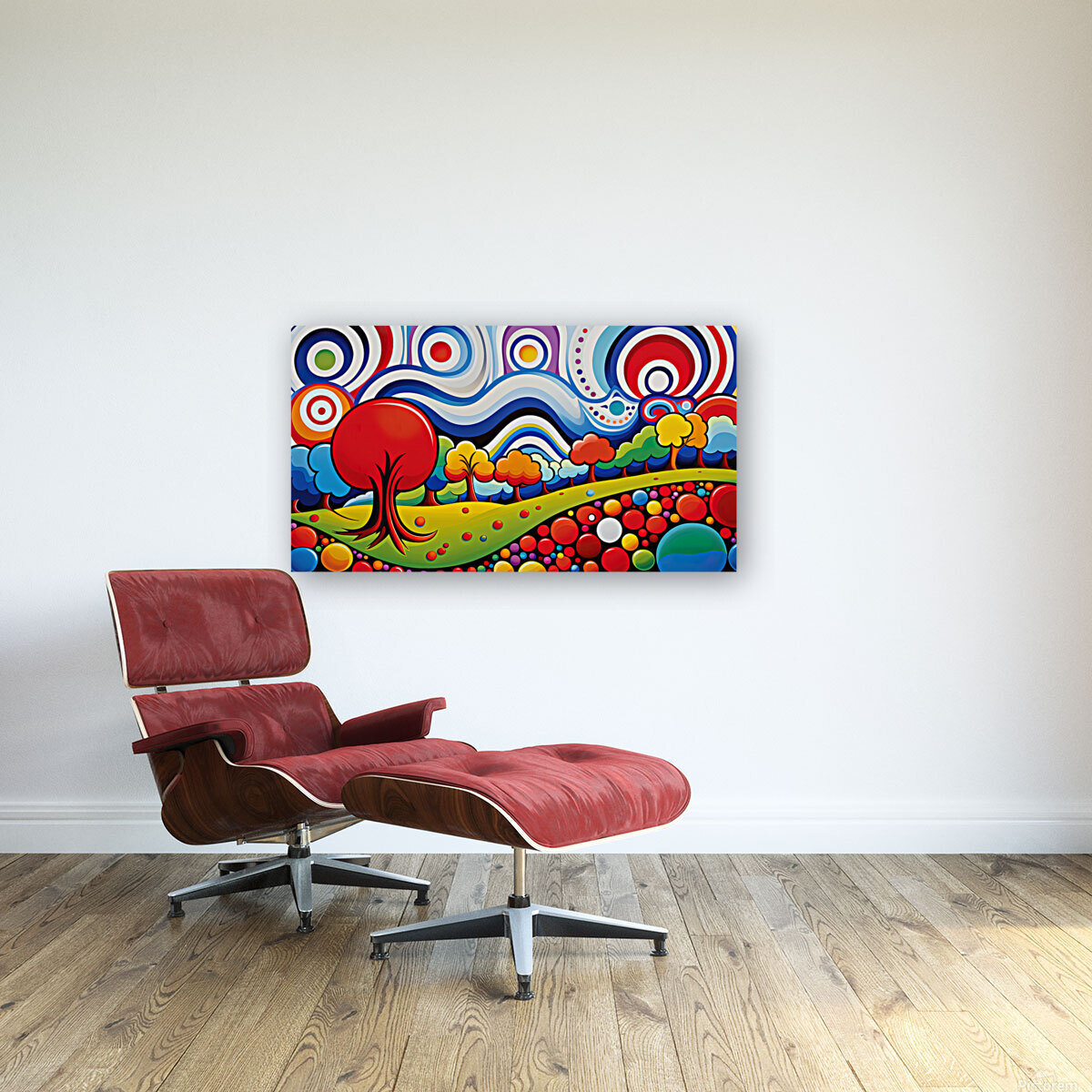 Pop Art Landscape Reproduction