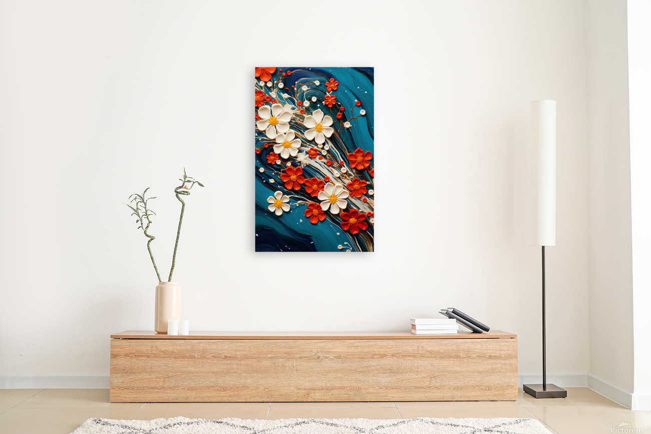 Flowers by Pollock Reproduction