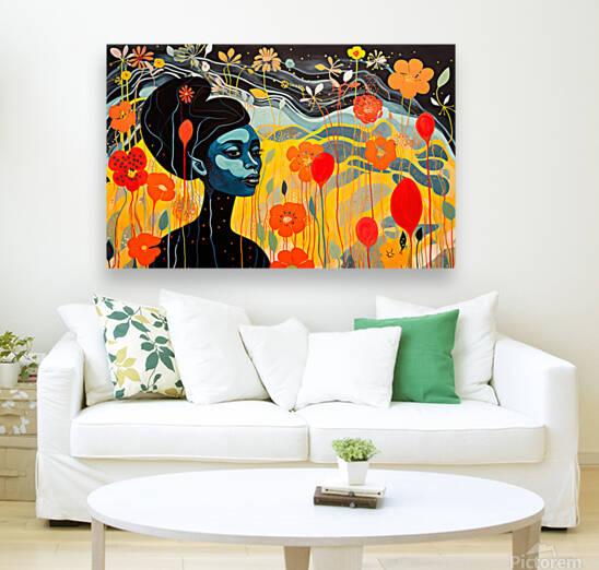 Sitting in Fields of Flowers by John D Williams