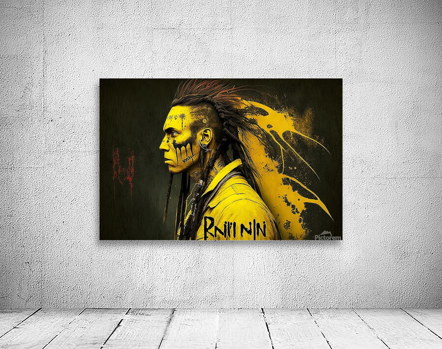 Yellow Nativepunk  2 Wall Preview