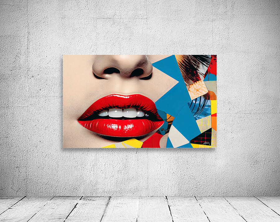 Pop Art Lips Wall Preview