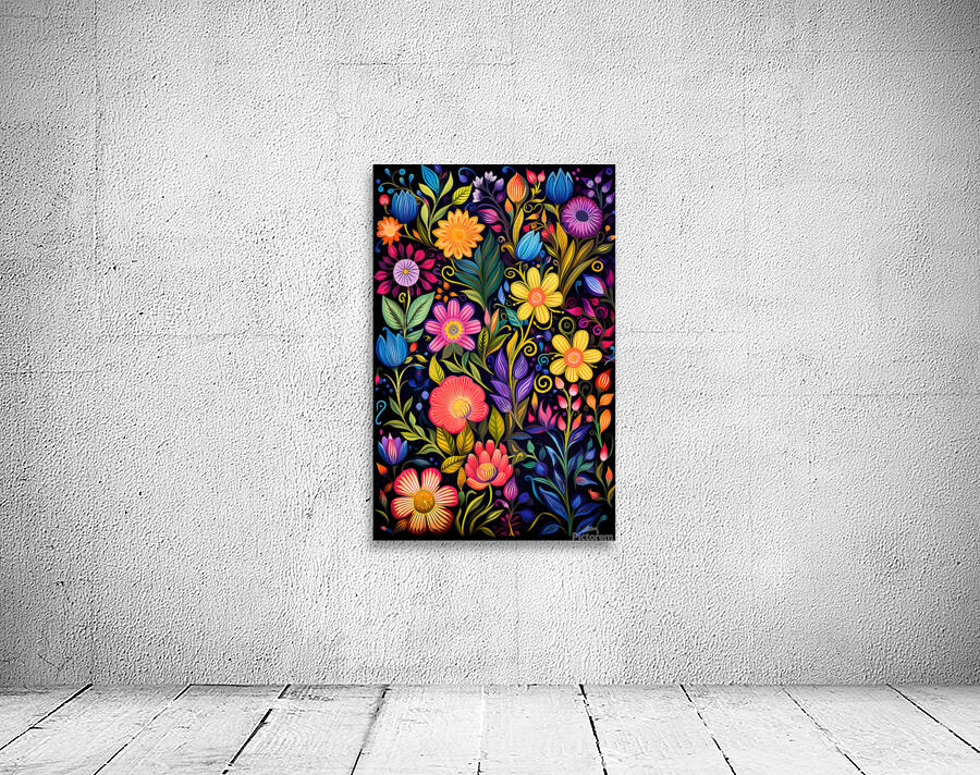 Night Flowers Wall Preview