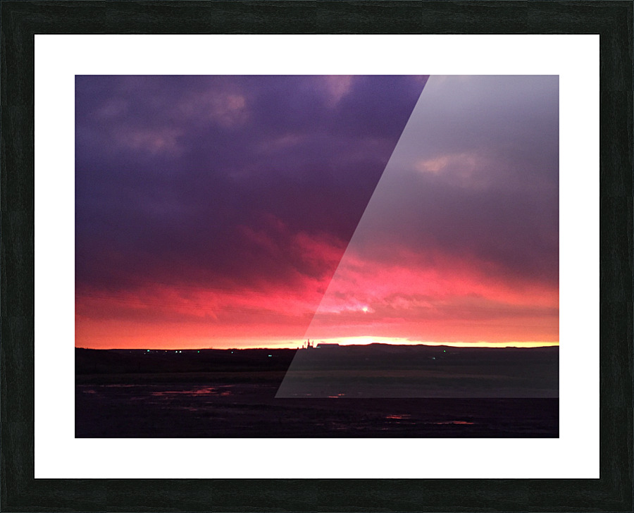 The amazing skies over the central US Picture Frame print
