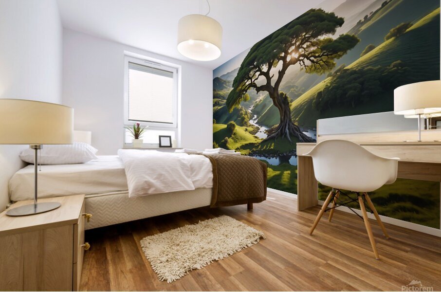 Decou-verte Mural print