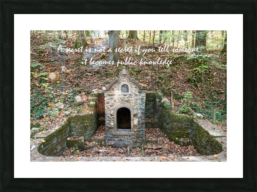 A Secret Picture Frame print